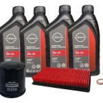 Cambio De Aceite Sintetico 5w30 Y Filtros Nissan March 2011-2022